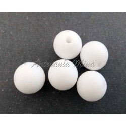 Bola de silicona 10 mm blanca