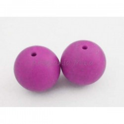 Bola de silicona 19 mm fucsia