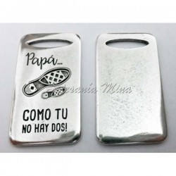Chapa llavero "Papá... COMO...