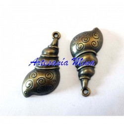 Colgante caracol bronce 30...