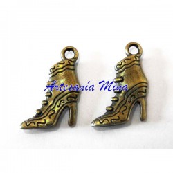 Colgante bota bronce 22 x...