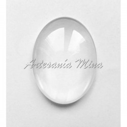 Cabuchón cristal 30 x 40 mm
