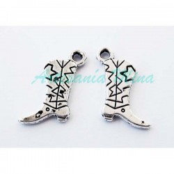 Colgante charm bota 19 x 10 mm