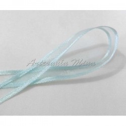 Cinta organza 10 mm azul...