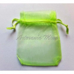 Bolsa organza verde...