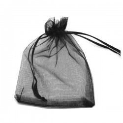 Bolsa organza color negro 7...