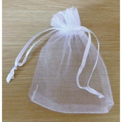 Bolsa organza blanca 10 x...