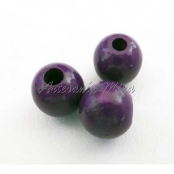 Bola de madera 10 mm púrpura