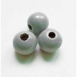 Bolas de madera 10 mm gris...