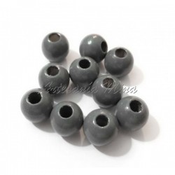 Bolas de madera 8 mm gris...