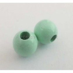 Bolas de madera 8 mm menta...