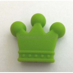 Corona de silicona verde...