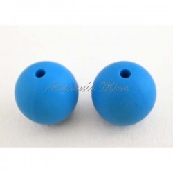 Bola de silicona 15 mm azul