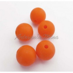 Bola de silicona 12 mm naranja