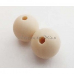 Bola de silicona 12 mm beige