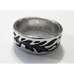 Anillo fuego Plata .950