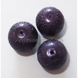 Perla acrílica 14 mm Violeta