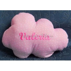 Cojín nube rosa con...