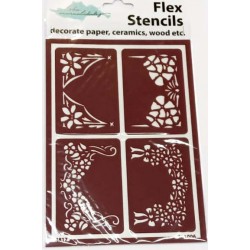 Plantilla flexible stencil...