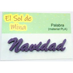 Palabra "Navidad" en PLA...