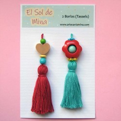 Set de 2 tassels El Sol de...