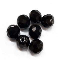 CUENTAS CRISTAL – 8mm – NEGRO