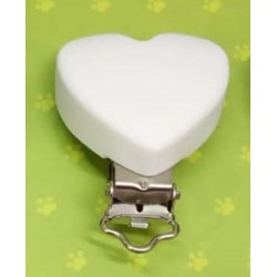 Pinza Silicona corazón...