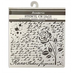 Stencil Stamperia Rose...