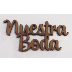 Maderita "Nuestra Boda" en...