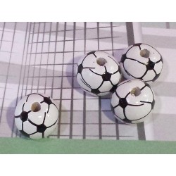 Balón fútbol de madera 16 mm