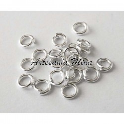 Anilla 5 mm. plateado (20...