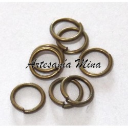 Anilla 8 mm bronce (10 unds)