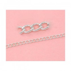 Cadena metal plata...
